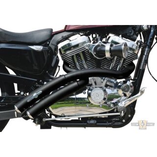 Hot Shot E3 Rainbow Down Under Exhaust System Black Coated