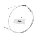 Platinum Idle Cable 45 ° Stainless Steel Clear Coated...