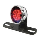 Retro Drilled LED Rücklicht with Bracket Chrome...
