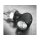 Atto RB LED Taillight Vertical mount, Clear Lens Black Clear LED