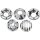 TrappCap, Cone 4" Polished