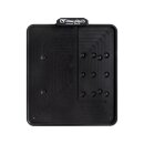 Side Mount License Plate Kit German specification 180x200mm Black Anodized