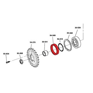 Oil Seal Left Side Mainshaft Oil Seal