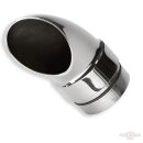Exhaust,Endcap Spoon Staggered, polished