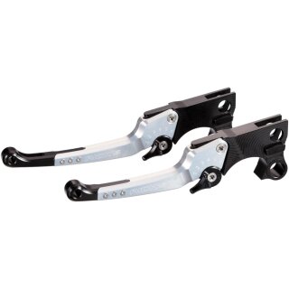 Good Guys Adjustable Hand Control Replacement Lever Black Silver Anodized