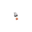 8 Wire Female Connector Housing Gray