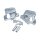 Brake & Clutch Control Dress-Up Kit Chrome