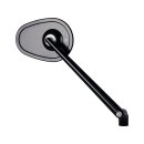 mo.view club Mirror Stem length: 180mm Black, Anodized