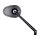 mo.view club Mirror Stem length: 180mm Black, Anodized