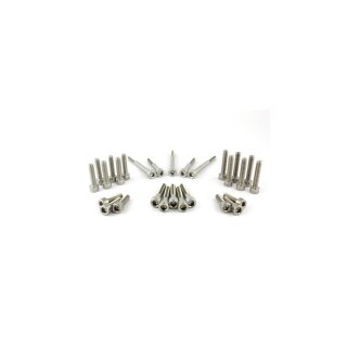 Drivetrain Screw Kits Kit includes screws for Primary Cover, Enginecover left, Stator batch, Cover Ignition, Cover Thermostat, Sprocket Cover Raw