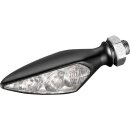 Rhombus S Extreme LED Turn Signal Front Right/Rear Left Black Clear LED
