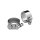 Wide Aircraft Style Chrome Exhaust Clamp Exhaust Calmp for Sportster Chrome