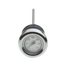 Temperature Gauge Dipstick, Chrome with Black Fahrenheit...