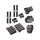 10-Gauge Engine / Transmission Cover Pack Black Anodized
