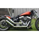Upswept 2-2 Headers Heatshield black smooth Black