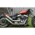 Upswept 2-2 Headers Heatshield black smooth Black