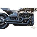 Top Chopp Staggered Curve Higher Exhaust System Black Coated