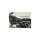Horizontal Solo Seat Black Dark Brown Alcantara Leather