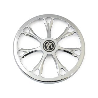 PM, Super Gas Interchange face plate. Paramount, chrome