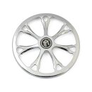 PM, Super Gas Interchange face plate. Paramount, chrome