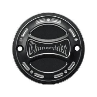 Torque Point Cover With Thunderbike Logo, 2-hole Bi-Color Anodized
