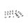 Krommet Screw Set Chrome