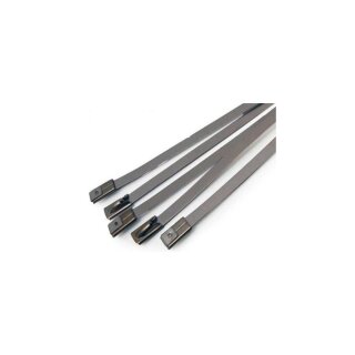 Stainless Steel Locking Ties 8" Exhaust Wrap Locking Ties