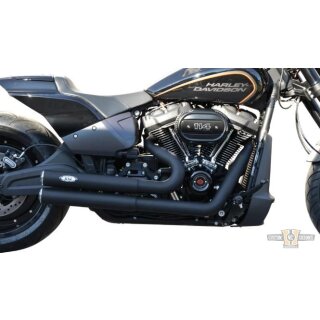 Top Chopp Short Higher Exhaust System Black Coated
