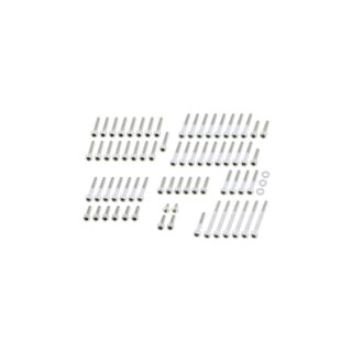Drivetrain Screw Kits Kit includes screws for Primary Cover, Clutch Cover, Engine Cover leftside, Cover Stator Badge, Sprocket Cover, Thermostat Cover, Ignition Cover Raw