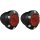 Tracker LED Turn Signal Black Gloss Red LED