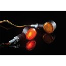 D-Light SOL LED Turn Signal/Taillight/Brake Light Flat Black Orange LED