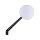 mo.view classic Mirror Stem length: 180mm Black, Anodized