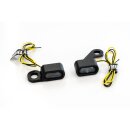 Stripe LED Blinker Black Powder Coated Light Smoke LED
