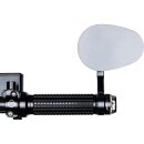 mo.view road Bar End Mirror Black, Anodized