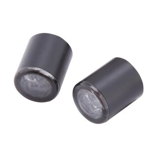 Proton Module LED Turn Signal/Taillight/Brake Light LED, Tinted Lens, Black Metal Housing Black Smoke LED