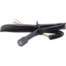 Proton Module LED Turn Signal/Taillight/Brake Light LED, Tinted Lens, Black Metal Housing Black Smoke LED