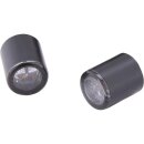 Proton Module LED Turn Signal/Taillight/Brake Light LED, Tinted Lens, Black Metal Housing Black Smoke LED