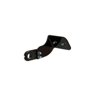 Medium Seitlicher Kennzeichenhalter Black Satin