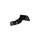 Medium Seitlicher Kennzeichenhalter Black Satin