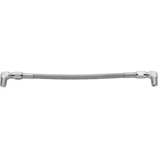 Pre-Made Fuel Line Crossovers Stainless Steel Clear Coated 228,6 mm