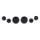 MLX Dresser Pack Dresser and Bagger 6 Gauge, Chrome Bezels 04+ 6 Gauge Kit