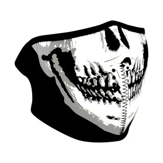 Skull Face Neoprene Neoprene Half Face Mask