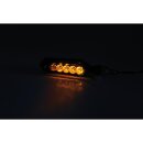 SORA Sequential LED Turn Signal Black Satin Smoke LED