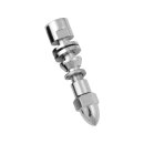 Mirror Adapter M10x1,25mm, 10 mm right thread Chrome