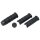 ISO Grip Covers for HD Heated Grips Black 1" Gloss Throttle By Wire