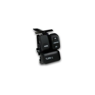 Handlebar Wire Harness Left Side, Black Switches Handlebar Switch Kit