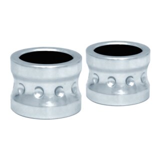 Covingtons, aluminum front axle spacer set. Chrome