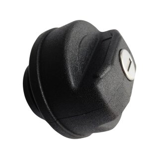 Lockable V-Rod Gas Cap Black