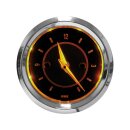 CLOCK TARGET BLK BLUE LIGHT Clock