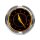 CLOCK TARGET BLK BLUE LIGHT Clock